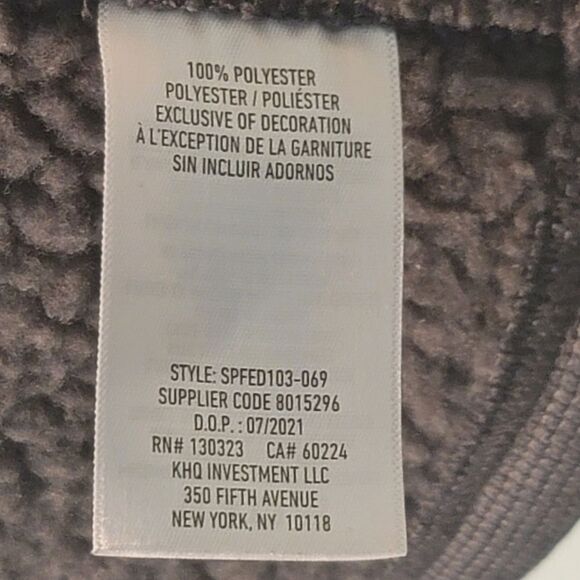 Spyder Gray Full Zip  Knit Jacket Size Small Petite - Picture 13 of 13